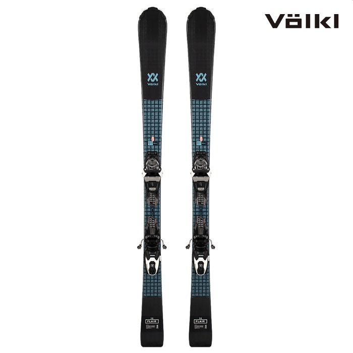 Volkl  뵐클 스키 flair 7.2 black/teal FDT
