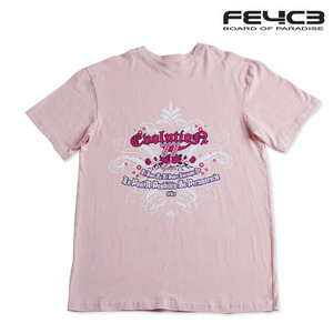 [펠리체] GLORY 글로리 핑크 반팔 티셔츠